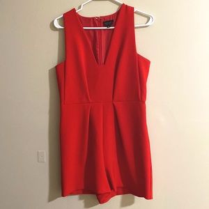 Red Topshop Romper